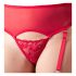 Cottelli Plus Size - Red Versatile Lingerie Set  - 95D/2XL