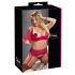 Cottelli Plus Size - Red Versatile Lingerie Set  - 95D/2XL