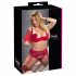 Cottelli Plus Size - Red Versatile Lingerie Set  - 95D/2XL