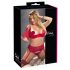 Cottelli Plus Size - Red Versatile Lingerie Set  - 90E/XL