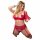 Cottelli Plus Size - Red Versatile Lingerie Set  - 95F/2XL