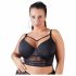 Cottelli Plus Size - Strap Lace Bra (Black) 