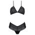 Passion Eco Kerria - spets bikini set (svart)