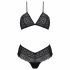 Passion Eco Kerria - spets bikini set (svart)