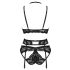 Obsessive Alessya - Lace Lingerie Set (Black) 