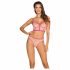 Obsessive Nudelia - bh set (natur-rosa) - S/M 