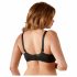 Cottelli Plus Size - push-up bh (svart)