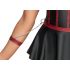 Cottelli Bondage - Glossy Set with Arm Restraints (Black-Red)  - M