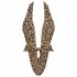 Obsessive Cancunella - djup urringad trikini - leopard (S-L)