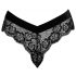 Cottelli Party - Kedjebrief i spets (svart) - XL