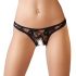 Cottelli - Svart spetsstring - M