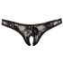 Cottelli - Svart spetsstring - L