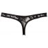 Cottelli - Svart spetsstring - XL