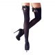 Cottelli - Rhinestone Thigh-highs with Bow Detail (Black) 