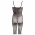 NO:XQSE - Side Patterned Cat Suit - Black  - 2XL/3XL