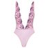 Kyssbar - broderad bodysuit (rosa) - L/XL