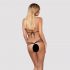 Obsessive - dekor kroppsele body (svart) - S/M