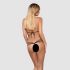 Obsessive - dekor kroppsele body (svart) - S/M