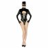 Black Velvet - Long Sleeve Batwoman Bodysuit (Black) 