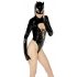 Black Velvet - Long Sleeve Batwoman Bodysuit (Black) 