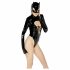 Black Velvet - Long Sleeve Batwoman Bodysuit (Black) 