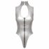 Black Level - halterneck body (silver)