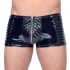 Black Level - ribbad knäppbar herrshorts (svart) - M