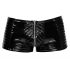 Black Level - ribbad knäppbar herrshorts (svart) - M