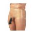 Latex Boxer with Penis Sleeve (Natural)  - L/XL