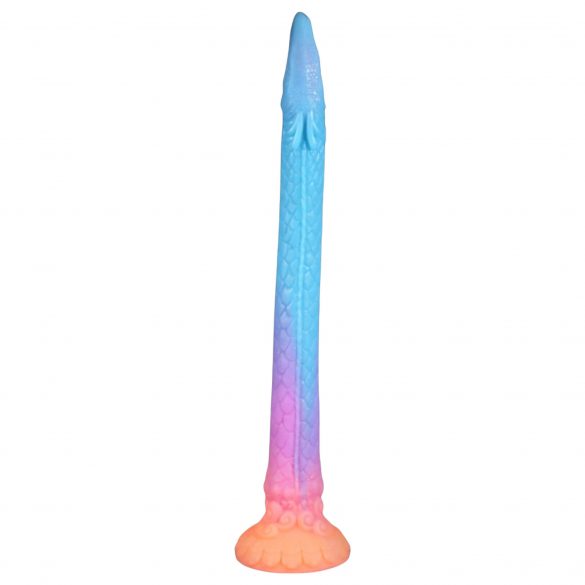 OgazR XXL Ål - självlysande analdildo - 47 cm (rosa)