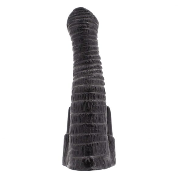 AnimHole Djumbo - elefantsnabel dildo - 18cm (svart)