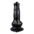 Animalorny - hundpenis dildo - 12 cm (svart)