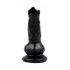 Animalorny - hundpenis dildo - 12 cm (svart)