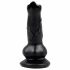 Animalorny - hundpenis dildo - 12 cm (svart)