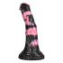 Bad Horse - silikon hästutrustning dildo - 18 cm (svart-rosa)