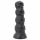 Toppedmonster - skalle dildo - 22 cm (svart)