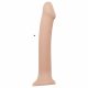 Strap-on-me XL - dubbelskiktad naturtrogen dildo - extra stor (natur)