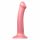 Strap-on-me Metallic Shine M - hudvänlig dildo (metallisk rosa)