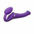 Strap-on-me M - trådlös strap on vibrator (lila)