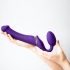 Strap-on-me M - trådlös strap on vibrator (lila)