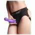 Strap-on-me Curvy L - wavy dildo with suction base (purple) 