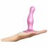 Strap-on-me Curvy S - vågig basdildo (rosa)