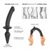 Strap-on-me Switch Semi-Realistic S - 2-in-1 Silicone Dildo (Black) 