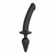 Strap-on-Me Switch Semi-Realistic XXL - 2-in-1 Silicone Dildo (Black) 