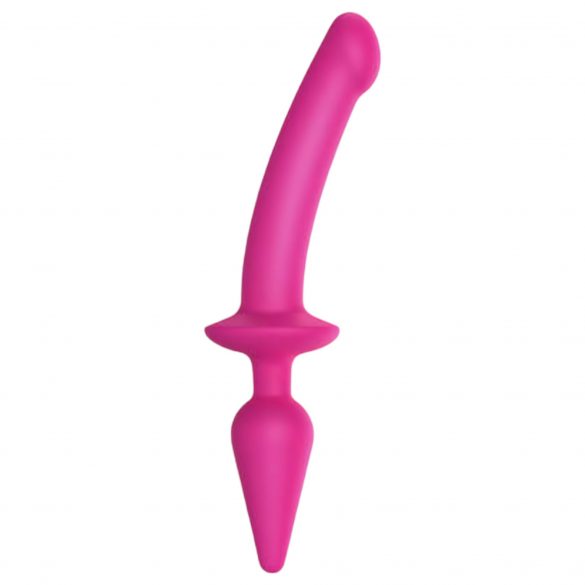 Strap-on-me Switch Semi-Realistic L - 2-in-1 Silicone Dildo (Pink) 