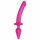 Strap-on-me Switch Semi-Realistic XXL - 2-in-1 Silicone Dildo (Pink) 