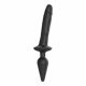 Strap-on-me Swith Realistic L - 2-in-1 Silicone Dildo (Black) 