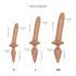 Strap-on-me Switch Realistic L - 2in1 Silicone Dildo (Natural) 