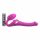 Strap-on-me S - påsättningsbar luftvibrerande vibrator - liten (rosa)