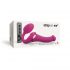 Strap-on-me S - påsättningsbar luftvibrerande vibrator - liten (rosa)